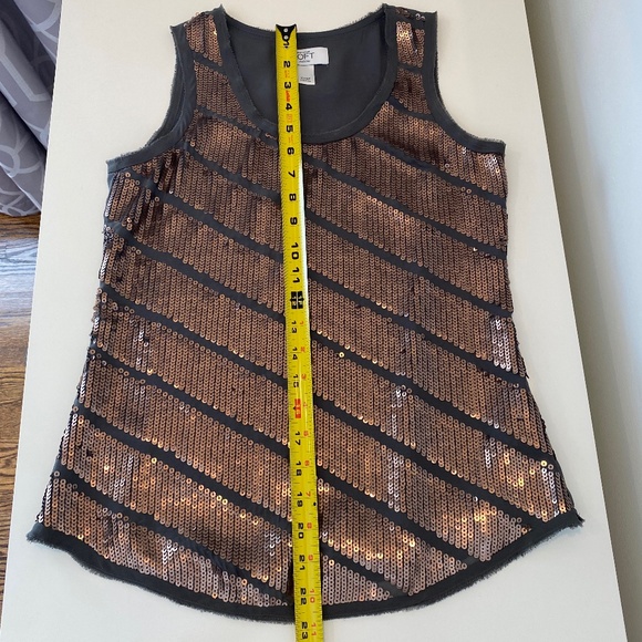 LOFT Sequin Top - Sz XXSP - Picture 3 of 12